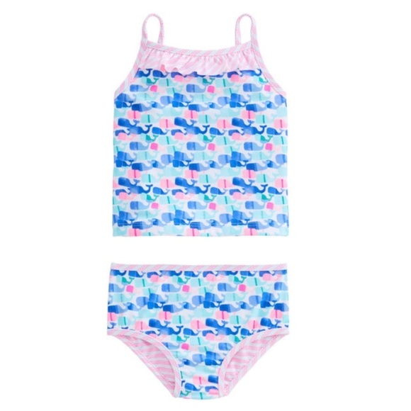 Vineyard Vines NWT Candy Whale Tankini - Picture 1 of 4